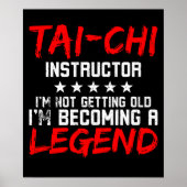 Tai Chi Instructor Legend Poster (Voorkant)
