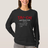 Tai Chi Instructor T-shirt (Voorkant)