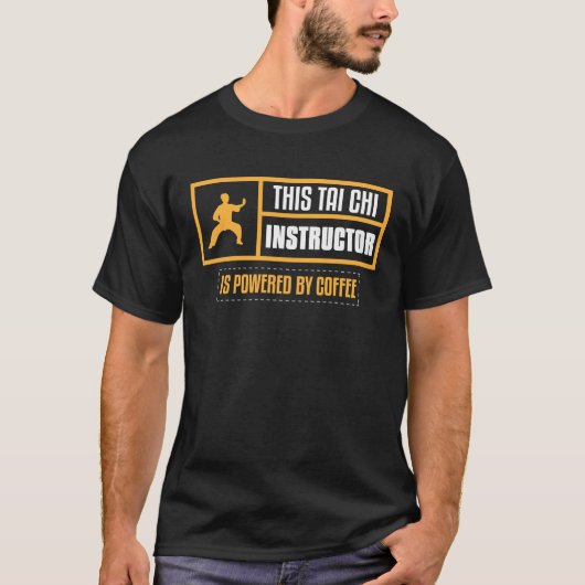 Tai Chi Instructor Yin Yang Meditation Meditative T-shirt (Voorkant)