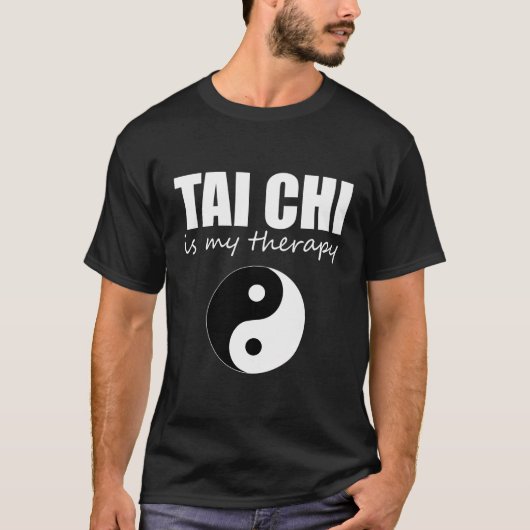 Tai Chi is mijn therapie grappig Tai Chi T-shirt (Voorkant)