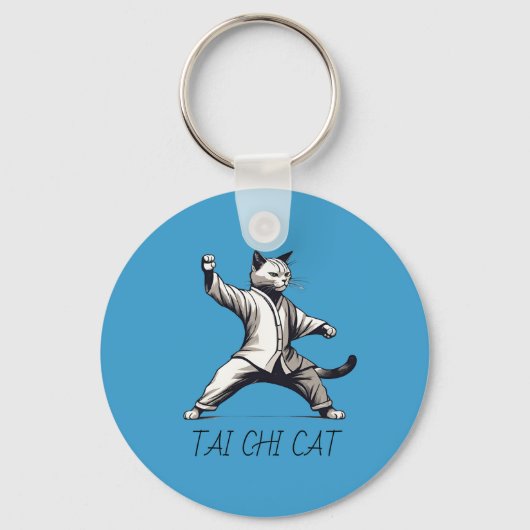 Tai chi kat Qigong marshal arts geschenk zelfverde Sleutelhanger (Voorkant)