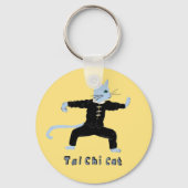 Tai chi Kat sleutelhanger marshale kunsten gift (Voorkant)