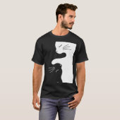Tai Chi Kat Zen Meester Kitty Balans T-shirt (Voorkant volledig)