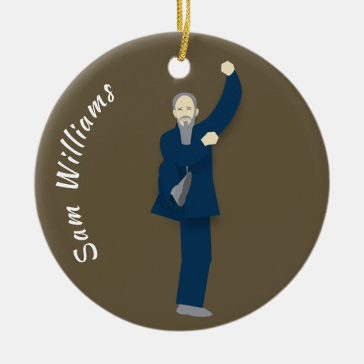 Tai Chi Keramisch Ornament (Voorkant)