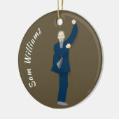 Tai Chi Keramisch Ornament (Links)