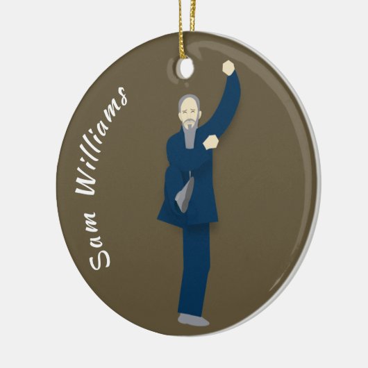 Tai Chi Keramisch Ornament (Links)