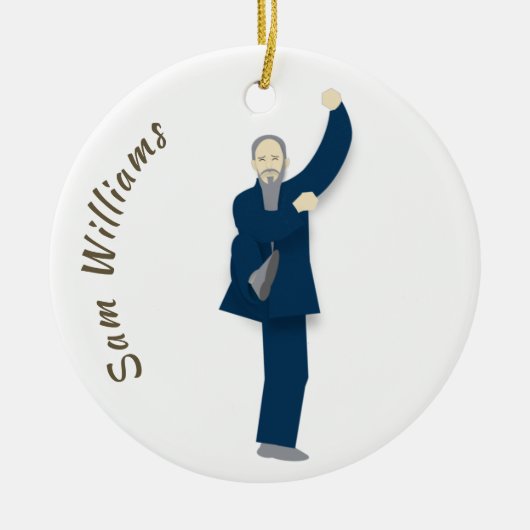 Tai Chi Keramisch Ornament (Voorkant)