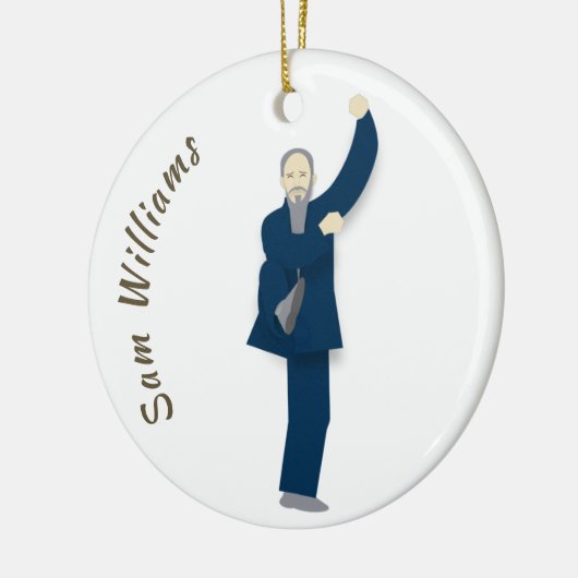 Tai Chi Keramisch Ornament (Links)