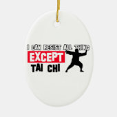 Tai chi krijgsontwerp keramisch ornament (Voorkant)
