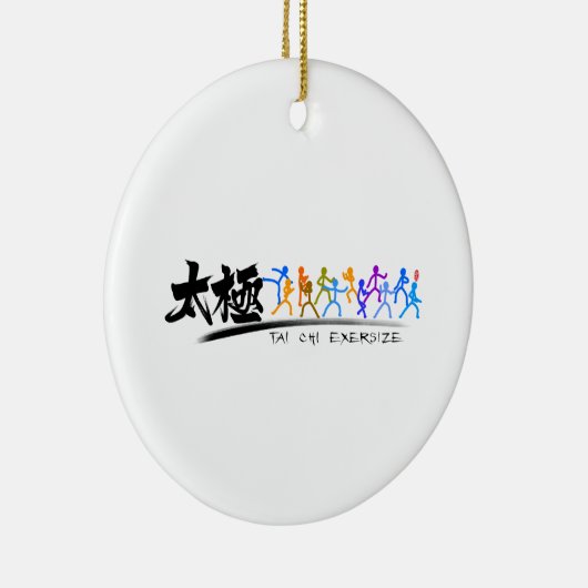 Tai Chi kung fu(功夫) Keramisch Ornament (Rechts)
