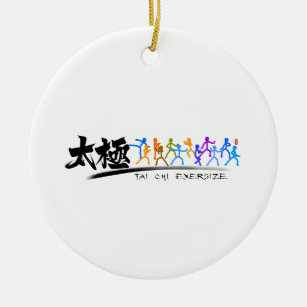 Tai Chi kung fu(功夫) Keramisch Ornament
