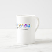 Tai Chi kung fu(功夫) Porselein Kop (Voorkant rechts)