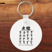 Tai Chi kung fu(功夫) Sleutelhanger (Voorkant)