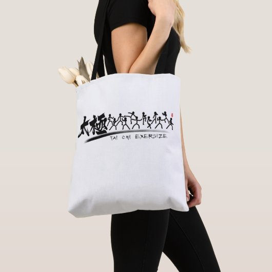 Tai Chi kung fu(功夫) Tote Bag (Dichtbij)