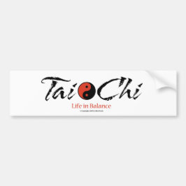 Tai Chi "Life in Balance" Bumpersticker