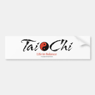 Tai Chi "Life in Balance" Bumpersticker