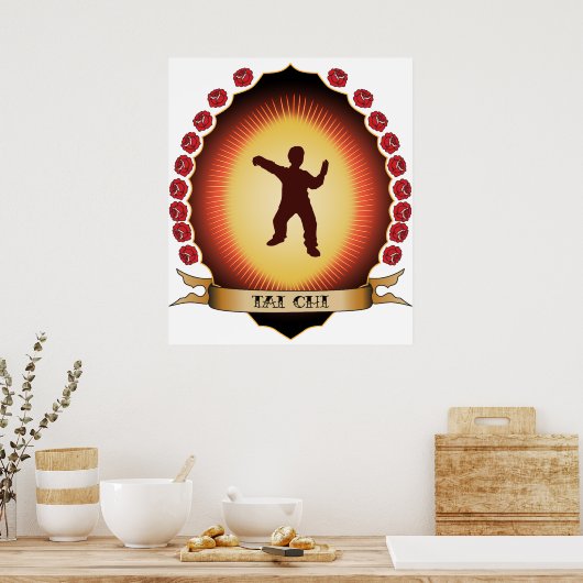 Tai Chi Mandorla Poster (Keuken)