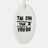 TAI CHI MARTIAL arts cadeaus Keramisch Ornament (Rechts)