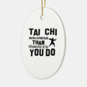 TAI CHI MARTIAL arts cadeaus Keramisch Ornament (Links)