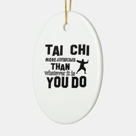 TAI CHI MARTIAL arts cadeaus Keramisch Ornament (Links)
