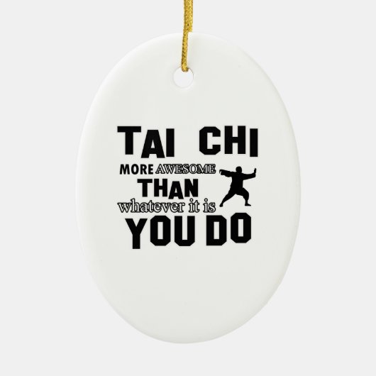 TAI CHI MARTIAL arts cadeaus Keramisch Ornament (Voorkant)