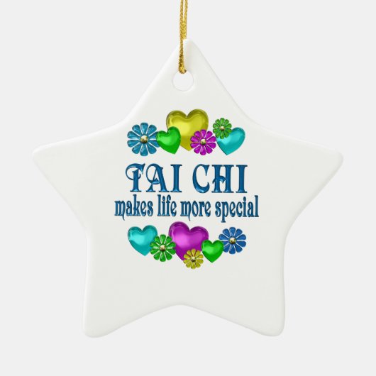 Tai Chi Meer speciaal Keramisch Ornament (Voorkant)