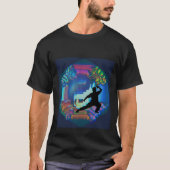Tai Chi met Abstract Yin Yang Design T-shirt (Voorkant)
