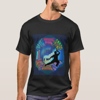 Tai Chi met Abstract Yin Yang Design T-shirt
