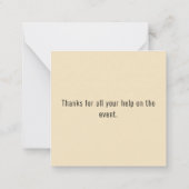 Tai Chi Notitiekaartje (Achterkant)