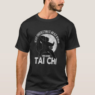 Tai Chi Oma Yin Yang Martial Arts Taiji Retro T-shirt