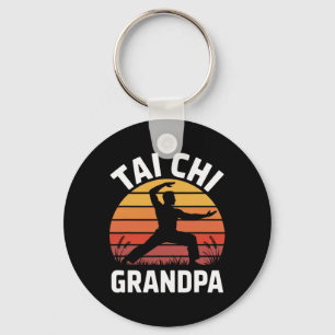 Tai Chi Opa Senior Fitness Yoga Lance Gezondheid Sleutelhanger