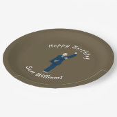 Tai chi papieren bordje (Gekanteld)