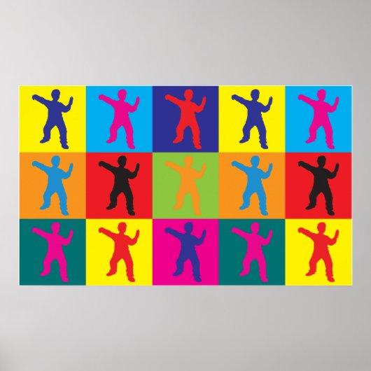 Tai Chi Pop Art Poster (Voorkant)