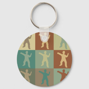 Tai Chi Pop Art Sleutelhanger