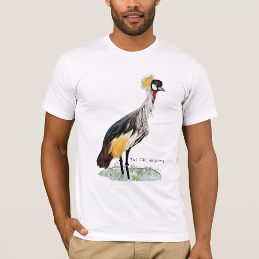 Tai Chi Qigong Crane T-shirt (Voorkant)