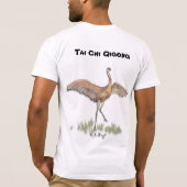 Tai Chi Qigong Crane T-shirt (Achterkant)