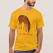 Tai Chi Qigong Deer T-shirt (Voorkant)