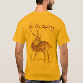 Tai Chi Qigong Deer T-shirt (Achterkant)