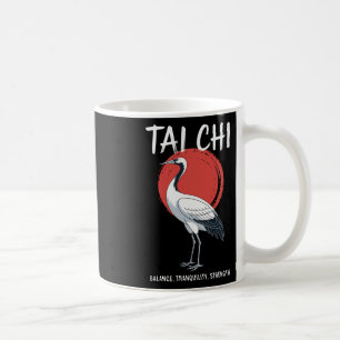 Tai Chi Qigong Kraan Martial Arts Yoga Meditatie Koffiemok