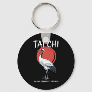 Tai Chi Qigong Kraan Martial Arts Yoga Meditatie Sleutelhanger