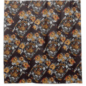 Tai Chi Qigong Tiger Iconic Insight PaintingDesign Douchegordijn (Voorkant)