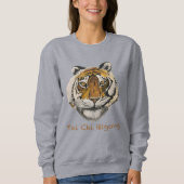 Tai Chi Qigong Tiger Iconic Insight PaintingDesign Trui (Voorkant)
