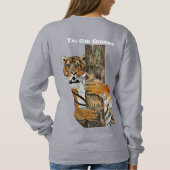 Tai Chi Qigong Tiger Women's Sweatshirt (Achterkant)