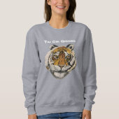 Tai Chi Qigong Tiger Women's Sweatshirt (Voorkant)