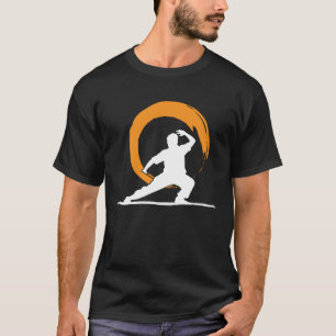 Tai Chi Qigong Zen cirkelsymbool T-shirt