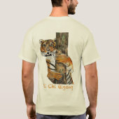 Tai Chi Quiet Moving TigerExercise Shirt (Achterkant)