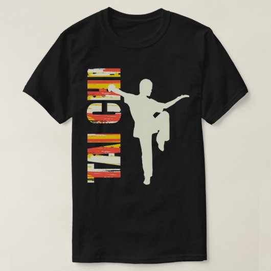 Tai Chi Shadow Boxing Asian Martial Arts 1 T-shirt (Design voorkant)