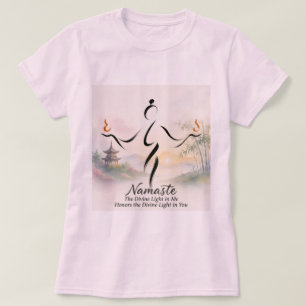 Tai Chi-shirt met 'Nameste'-definitie. T-shirt
