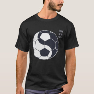 Tai Chi Soccer Yin, Yang, Qi Gong, Chinese kunstwe T-shirt