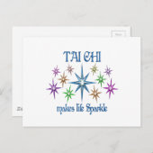 Tai Chi Sparkles Briefkaart (Voorkant / Achterkant)